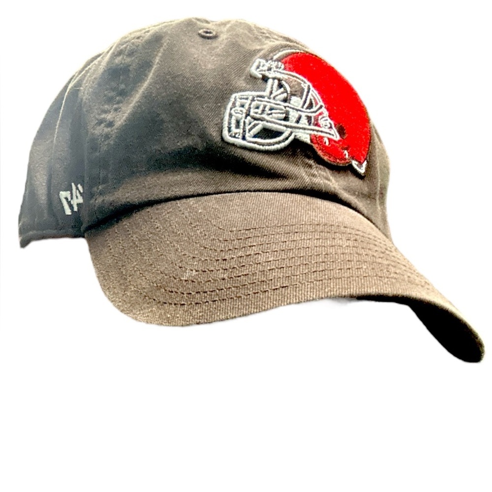 ‘47 NFL Cleveland Browns Clean Up Dad Hat Adjustable Strapback Hat - Picture 1 of 7